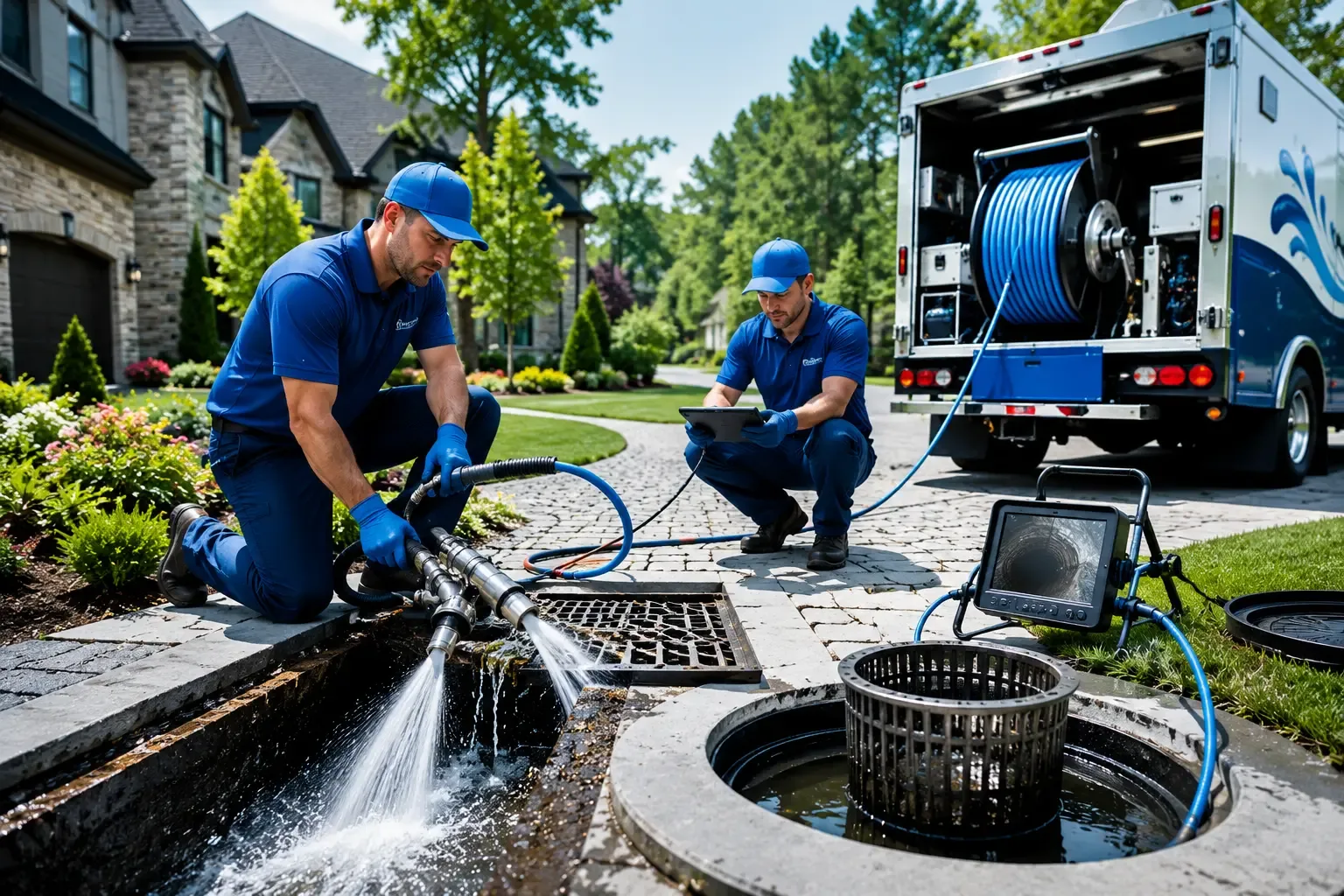 Local outdoor drain cleaning professionals in Sumner, MI