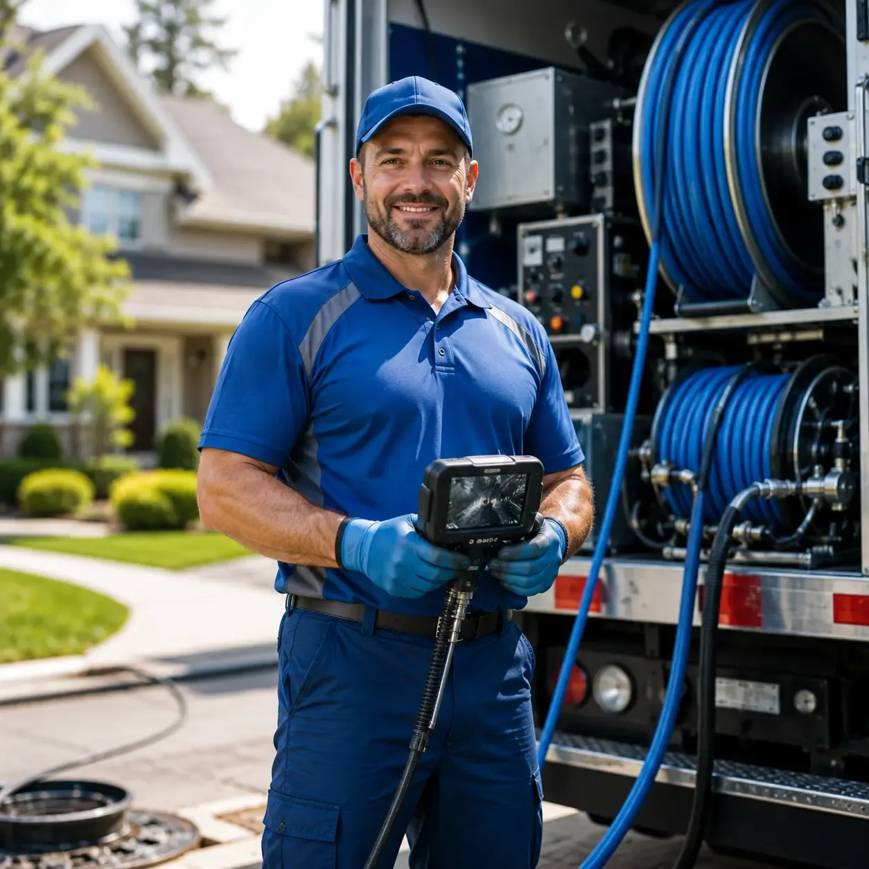 Local outdoor drain cleaning specialists in Sumner, MI